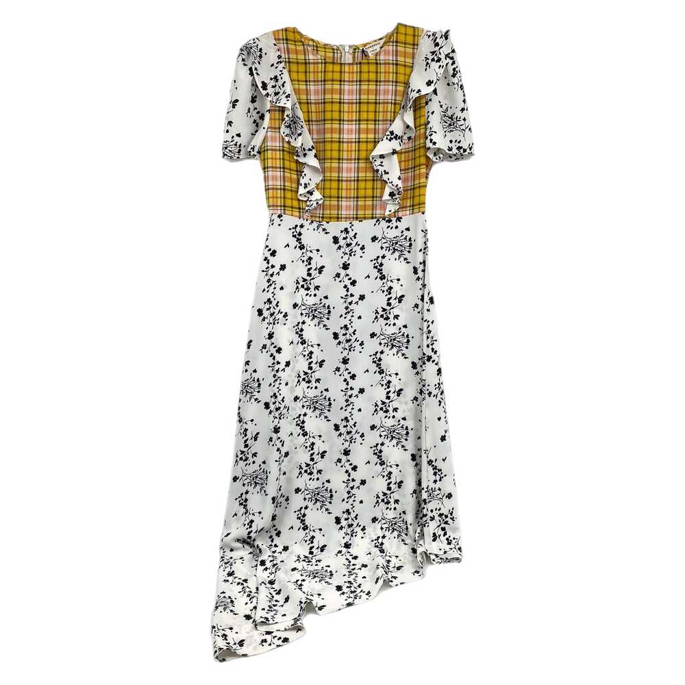 Glamorous Yellow Floral Plaid Maxi Dress | Perfect for Any Occasion
